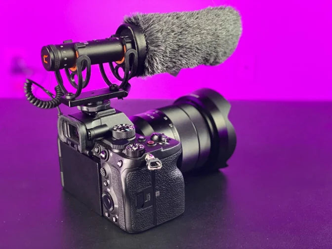 COMICA VM20 Shotgun Microphone, Professional Super Cardioid Microphone with Shock Mount, Camera Microphone For Video Record