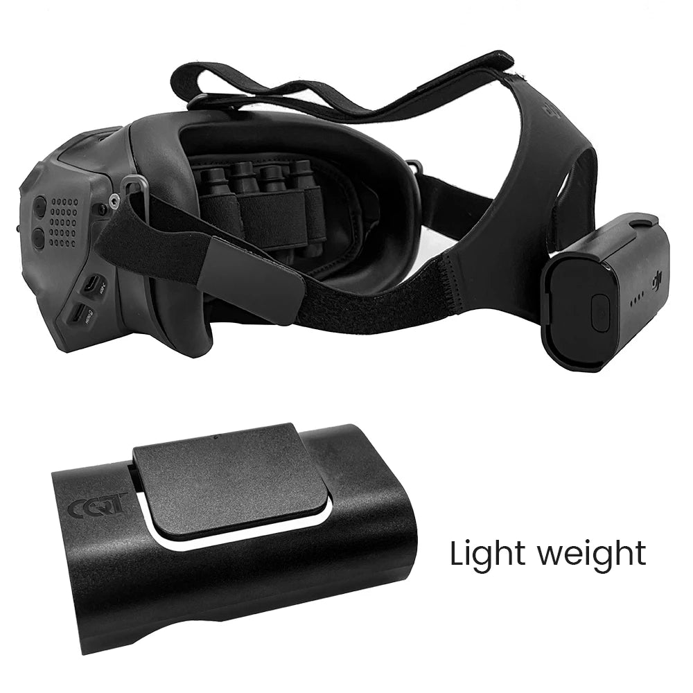 Battery Storage Case For Avata FPV Battery Holder Headband Back Clip Holder For DJI Goggles V2 V1 Flying Glasses Accessories