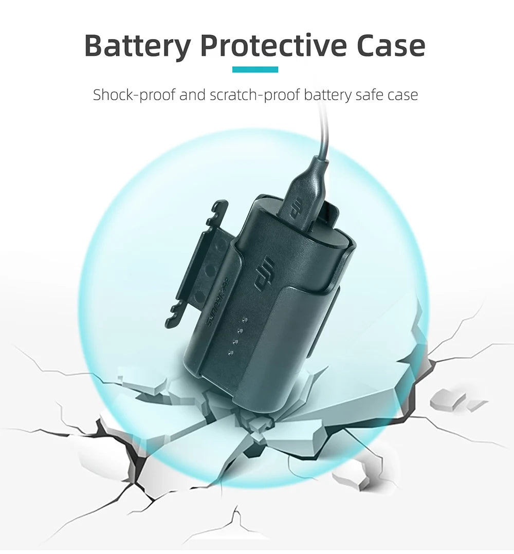 Battery Storage Case For Avata FPV Battery Holder Headband Back Clip Holder For DJI Goggles V2 V1 Flying Glasses Accessories