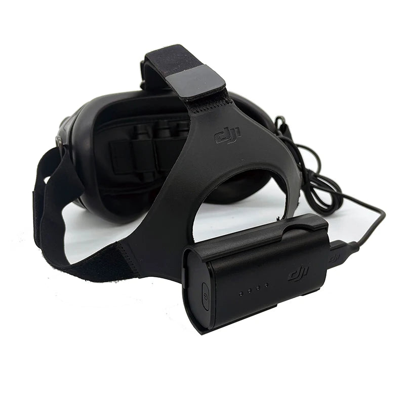 Battery Storage Case For Avata FPV Battery Holder Headband Back Clip Holder For DJI Goggles V2 V1 Flying Glasses Accessories