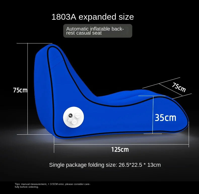 Adult Garden Automatic Inflatable Sofa Single-person Camping Air Mattresses Portable Ourdoor Sleeping Bed Comfort Travel Sofa
