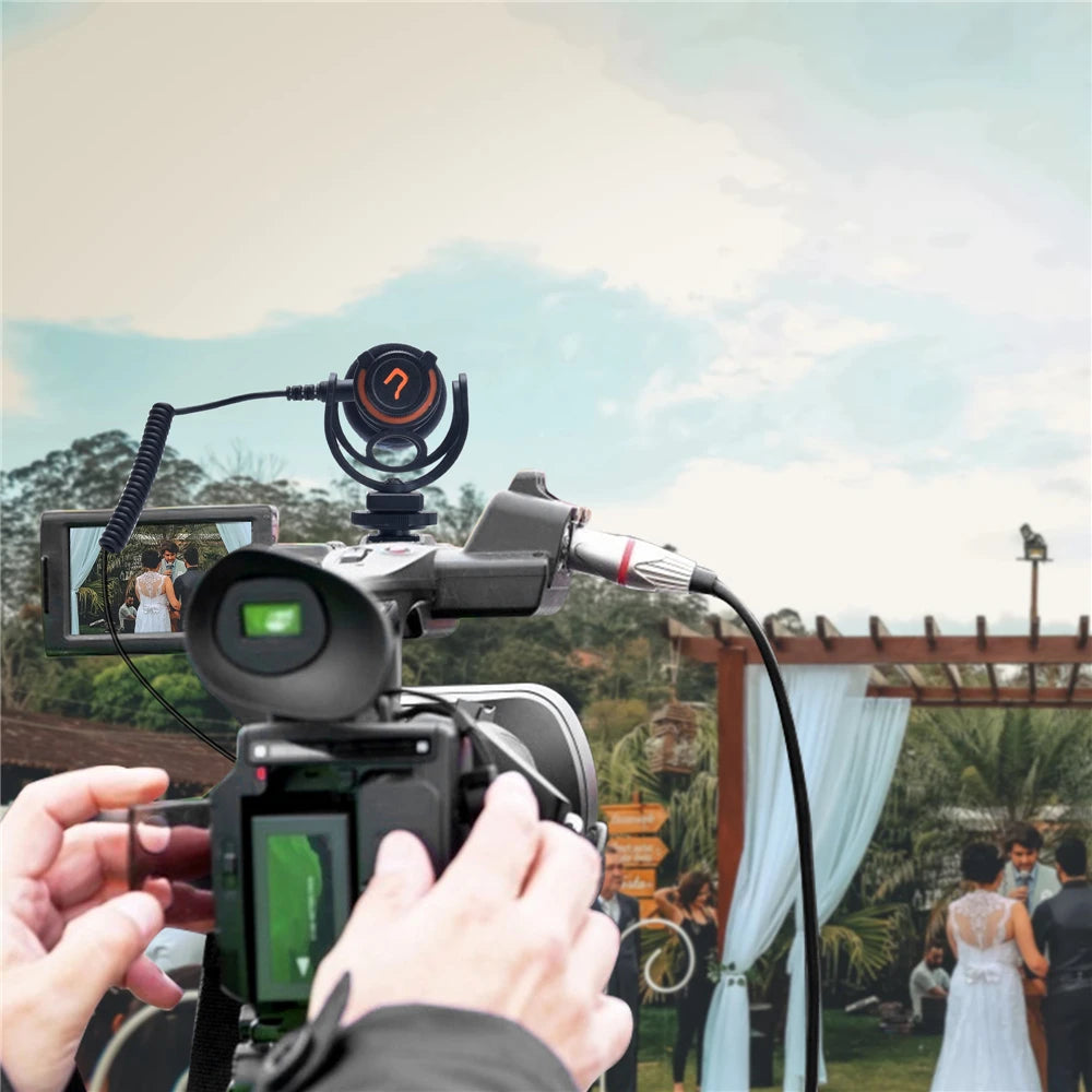 COMICA VM20 Shotgun Microphone, Professional Super Cardioid Microphone with Shock Mount, Camera Microphone For Video Record