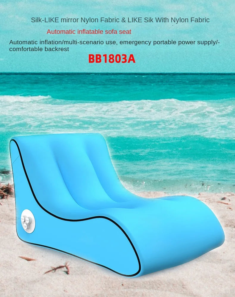 Adult Garden Automatic Inflatable Sofa Single-person Camping Air Mattresses Portable Ourdoor Sleeping Bed Comfort Travel Sofa