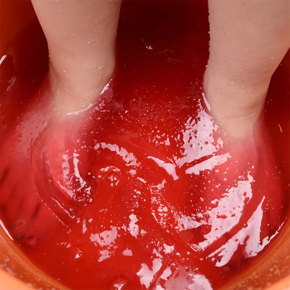10pcs Rose Bubble Bath Powder Foot Bath Crystal Foot Bath Crystal Mud Body Foot Salt SPA Exfoliation Bath Mud Spa Pedicure