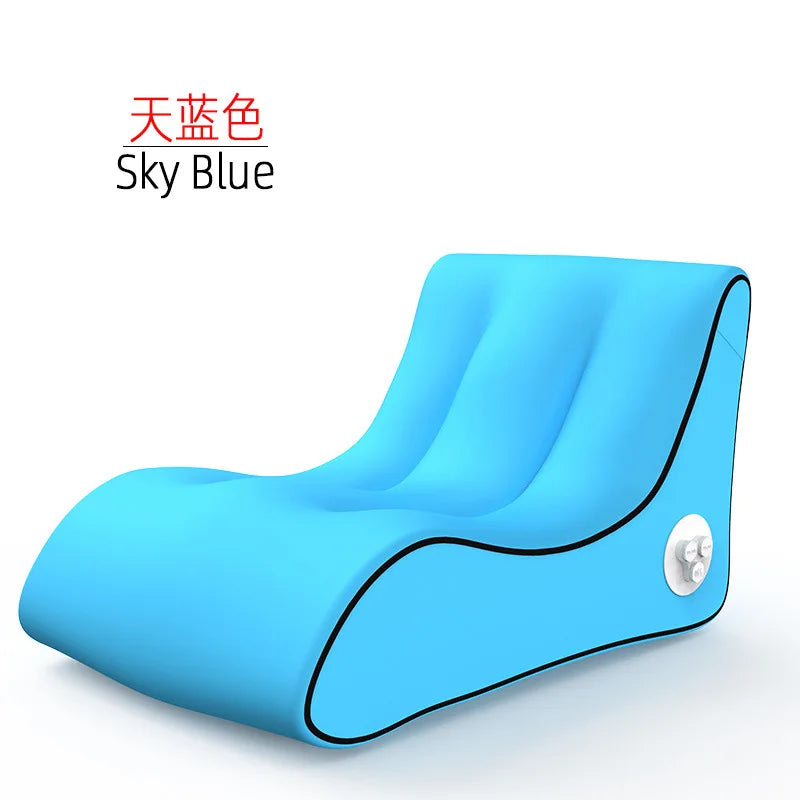 Adult Garden Automatic Inflatable Sofa Single-person Camping Air Mattresses Portable Ourdoor Sleeping Bed Comfort Travel Sofa
