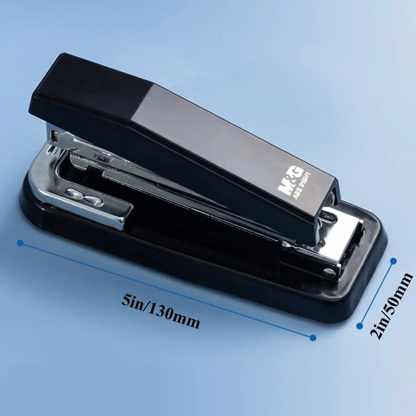 360 Rotation Design Desktop Stapler Portable Stapler with 25 Sheet Capacity Two Binding Modes Black/White/Blue/Green/Pink