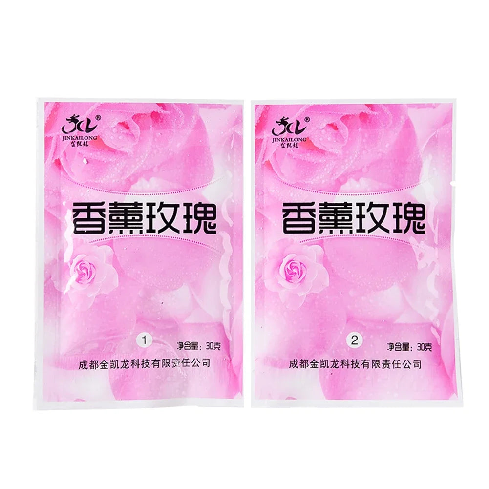 10pcs Rose Bubble Bath Powder Foot Bath Crystal Foot Bath Crystal Mud Body Foot Salt SPA Exfoliation Bath Mud Spa Pedicure