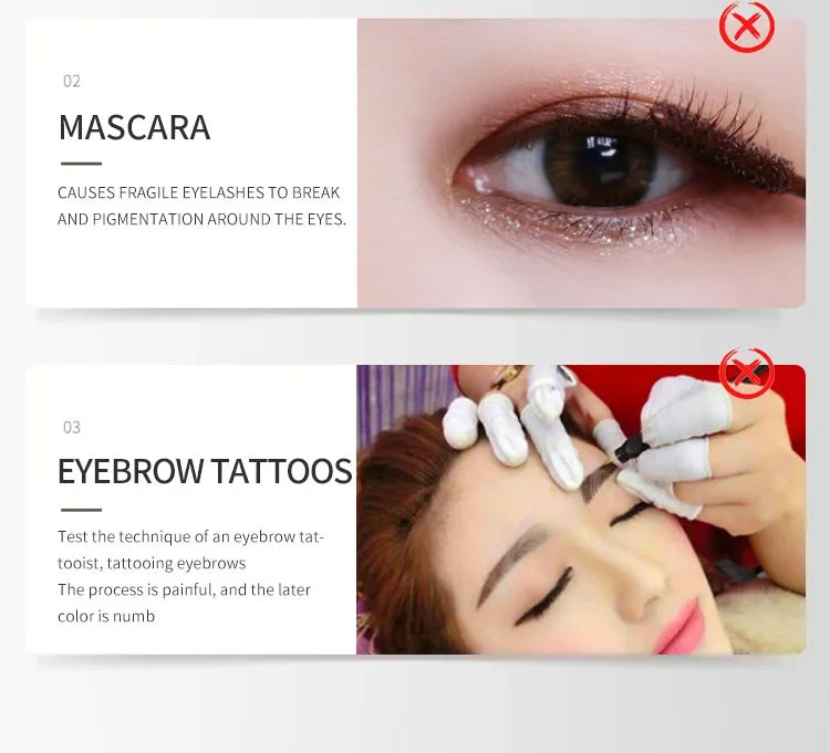 Fast Growth Eyebrow Serum Lengthening Lashes Enhancer Thick Eyelash Liquid Nourishing Follicles Extension Intensive Hairline