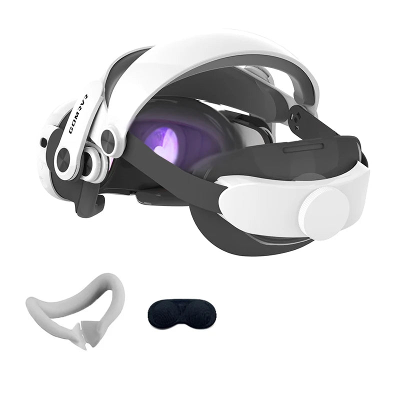 GOMRVR Head Strap for Meta Quest 3S Elite Head Strap Replacement Enhanced Support Improve Comfort-Virtual for VR Accessories
