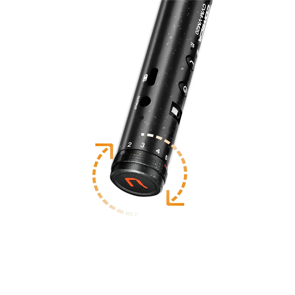 COMICA VM20 Shotgun Microphone, Professional Super Cardioid Microphone with Shock Mount, Camera Microphone For Video Record