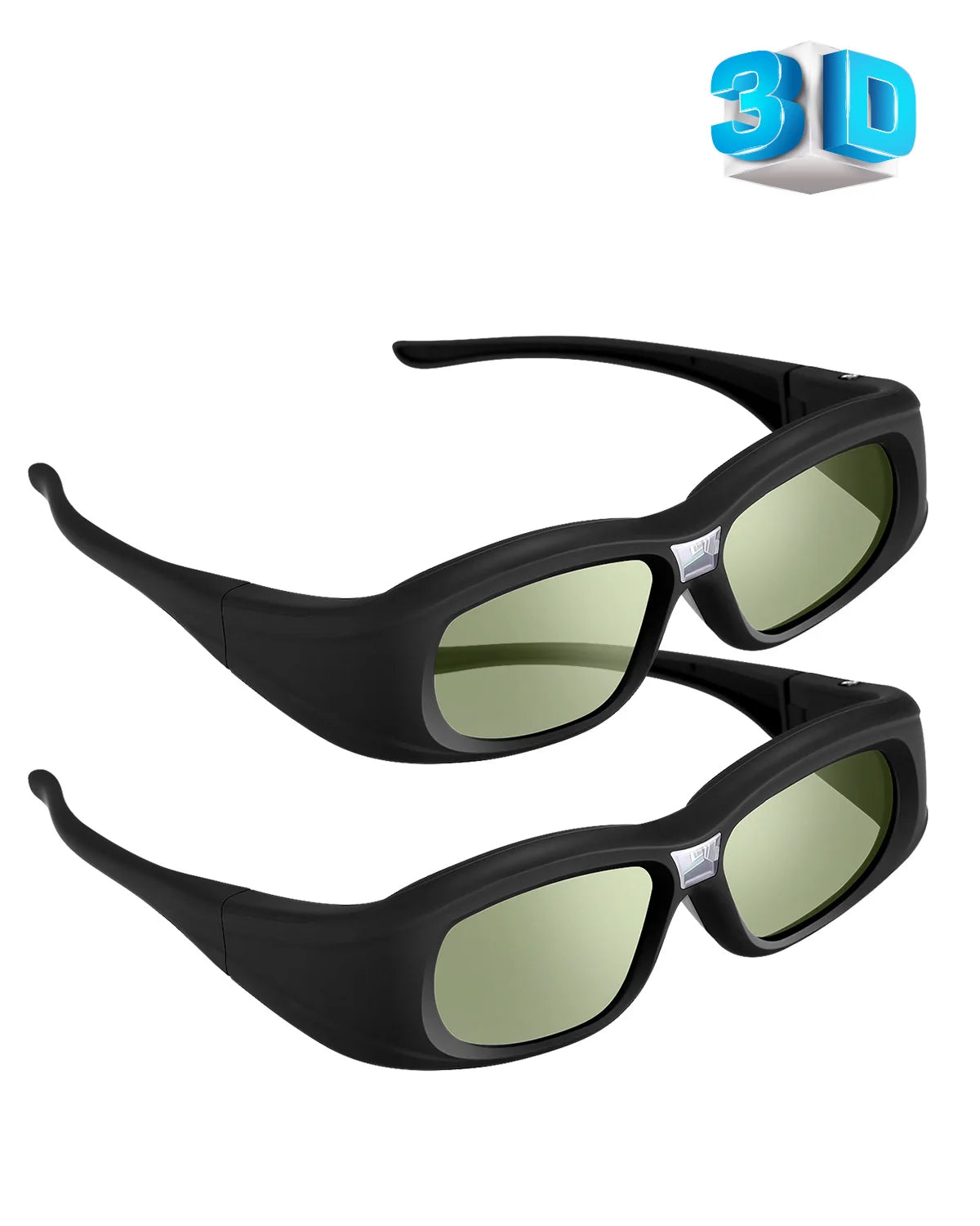 DLP Active Shutter 3D Glasses 96~144Hz For Optoma Acer Home ViewSonic ViewSonic
