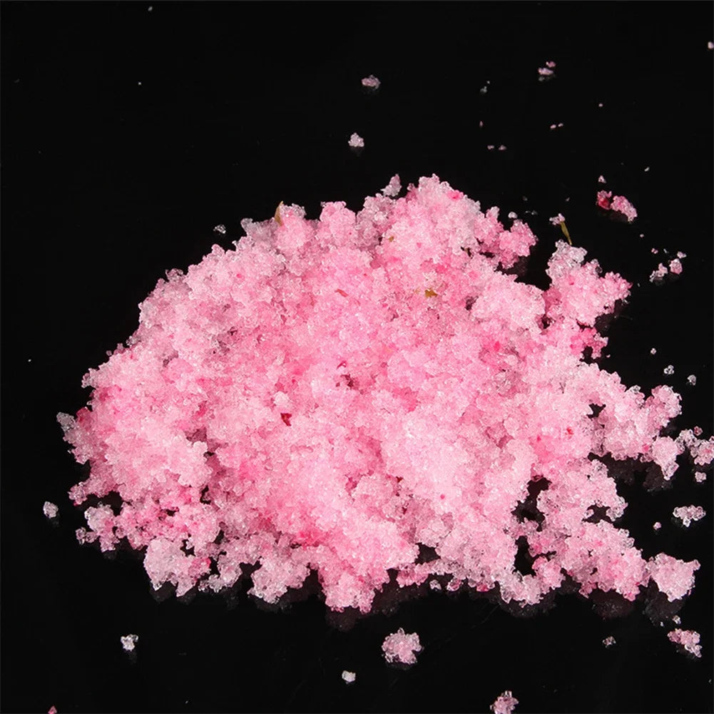 10pcs Rose Bubble Bath Powder Foot Bath Crystal Foot Bath Crystal Mud Body Foot Salt SPA Exfoliation Bath Mud Spa Pedicure