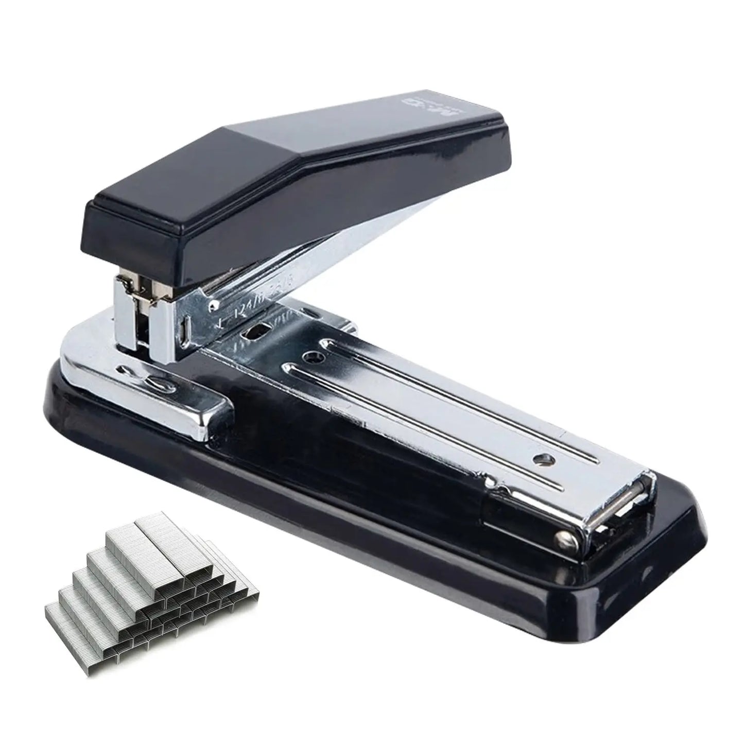 360 Rotation Design Desktop Stapler Portable Stapler with 25 Sheet Capacity Two Binding Modes Black/White/Blue/Green/Pink