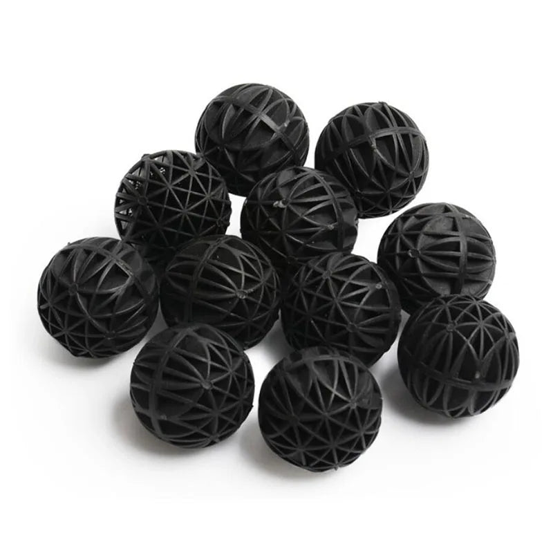10/20/40Pcs/lot 26mm 36mm 46mm Aquarium Filter Bio Balls Portable Wet Dry Cotton For Air Pump Clean Fish Tank Pond Sponge Media