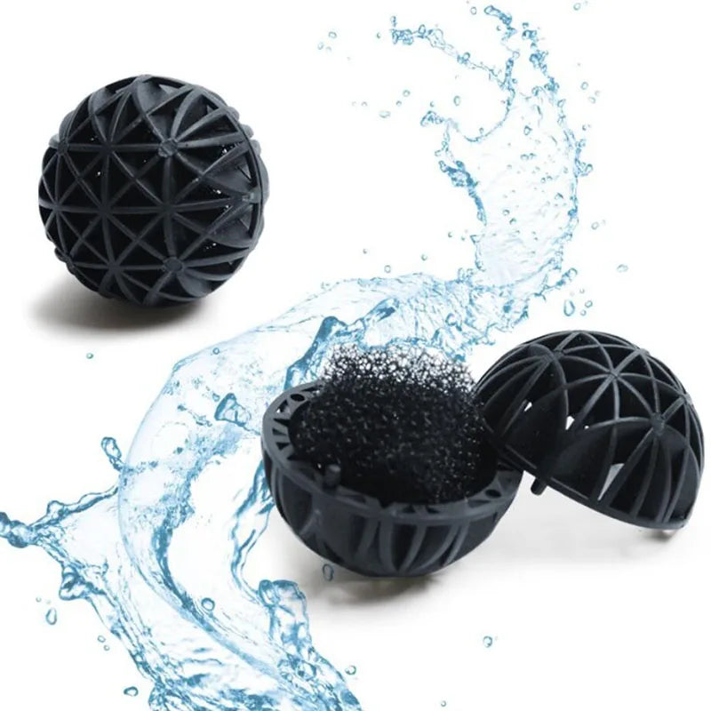 10/20/40Pcs/lot 26mm 36mm 46mm Aquarium Filter Bio Balls Portable Wet Dry Cotton For Air Pump Clean Fish Tank Pond Sponge Media