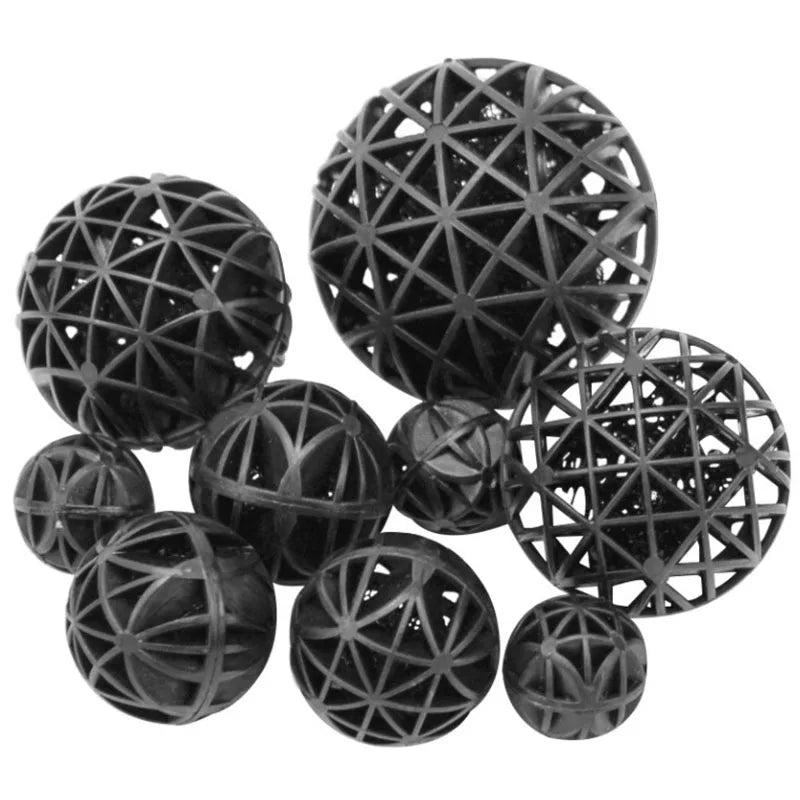 10/20/40Pcs/lot 26mm 36mm 46mm Aquarium Filter Bio Balls Portable Wet Dry Cotton For Air Pump Clean Fish Tank Pond Sponge Media