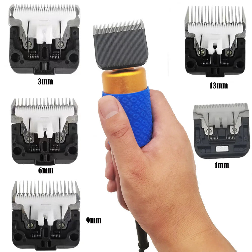 1Pcs Original Pet Clipper Ceramic Blade Nozzles Integrated 3/6/9/13mm Cutter Head Spare Knives for MDB22 VS888 Dog Hair Trimmer