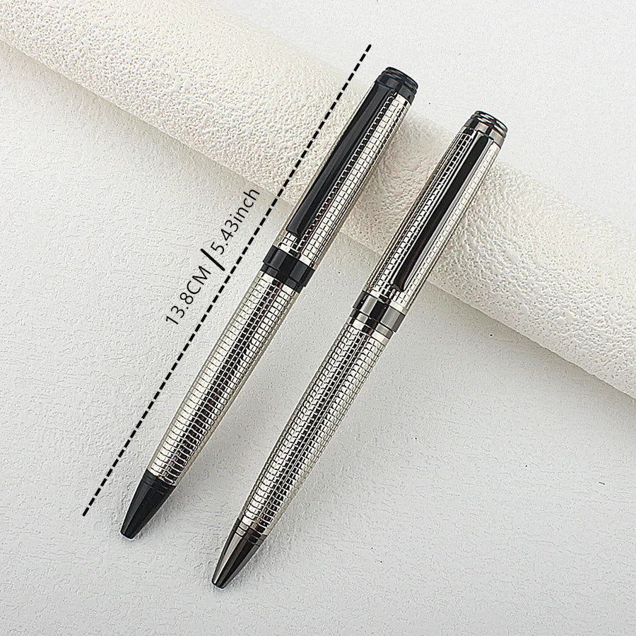 Luxury Heavy Feel Metal Ballpoint Pens School Business Office Signature Roller Pen Writing Ballpen Student Stationery Supplies