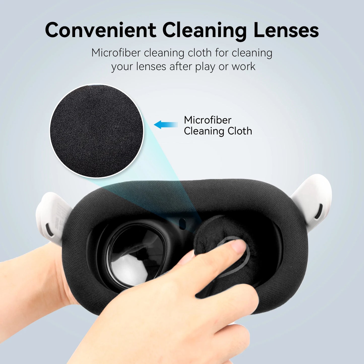 VR Glasses Universal Dust Cover For Vision Pro/Meta Quest 3S/ Quest 3/2 Dust Scratch Resistant Lens Protector VR Accessories