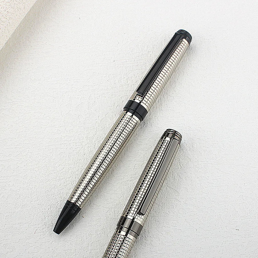 Luxury Heavy Feel Metal Ballpoint Pens School Business Office Signature Roller Pen Writing Ballpen Student Stationery Supplies