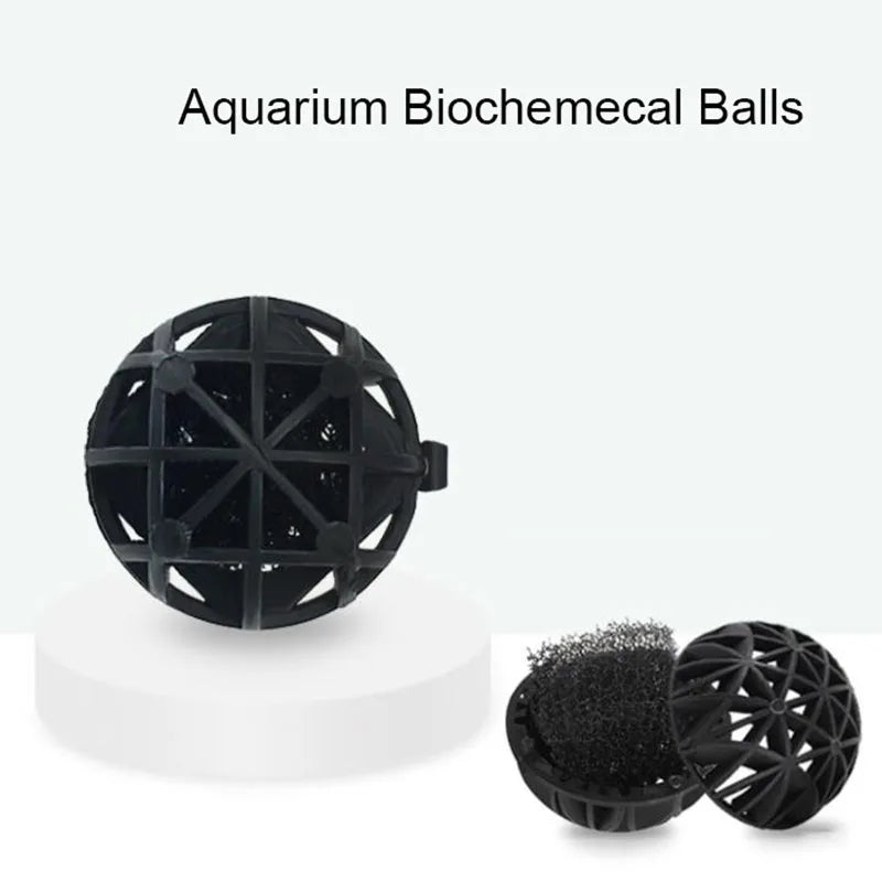 10/20/40Pcs/lot 26mm 36mm 46mm Aquarium Filter Bio Balls Portable Wet Dry Cotton For Air Pump Clean Fish Tank Pond Sponge Media