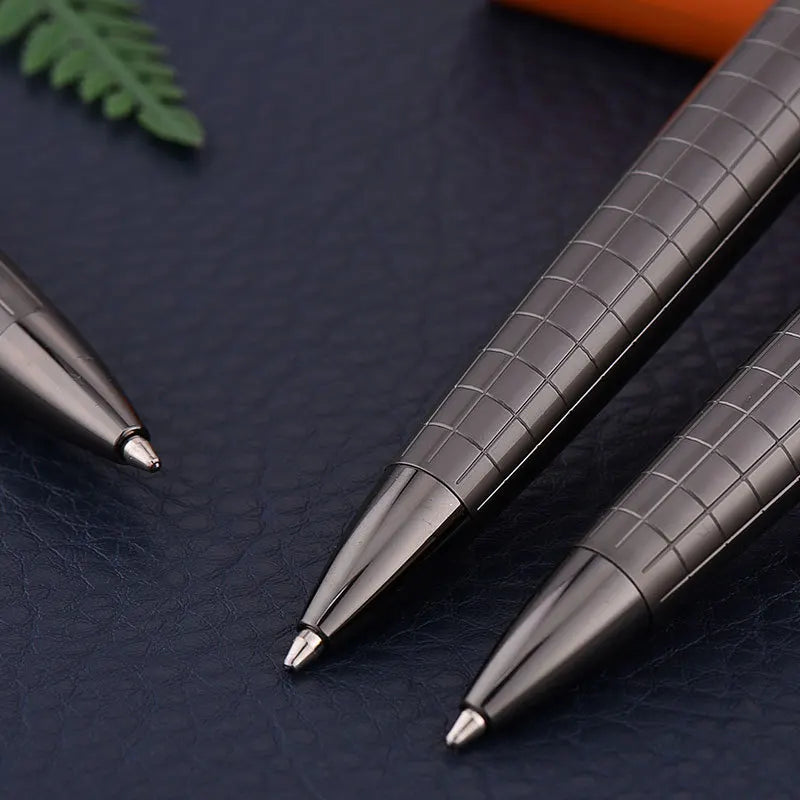 Luxury Heavy Feel Metal Ballpoint Pens School Business Office Signature Roller Pen Writing Ballpen Student Stationery Supplies