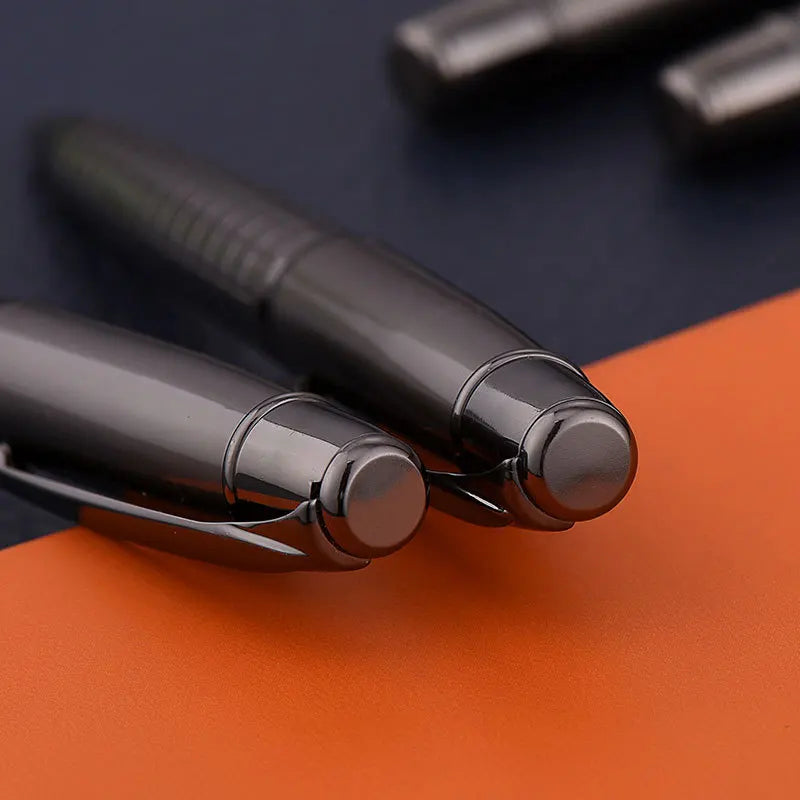Luxury Heavy Feel Metal Ballpoint Pens School Business Office Signature Roller Pen Writing Ballpen Student Stationery Supplies
