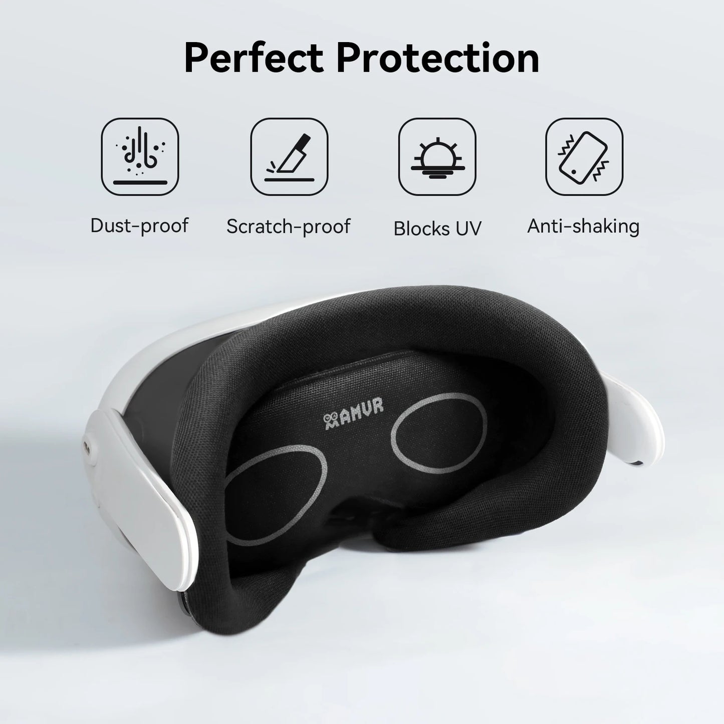 VR Glasses Universal Dust Cover For Vision Pro/Meta Quest 3S/ Quest 3/2 Dust Scratch Resistant Lens Protector VR Accessories