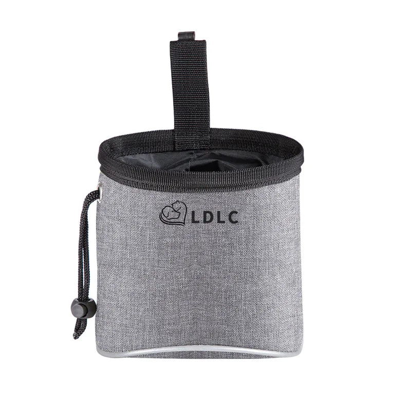 Dog Treat Training Pouch Easily Carries Pet Toys, Kibble, Treats Built In Poop Bag Dispenser Outdoor Dog Trainings Bag